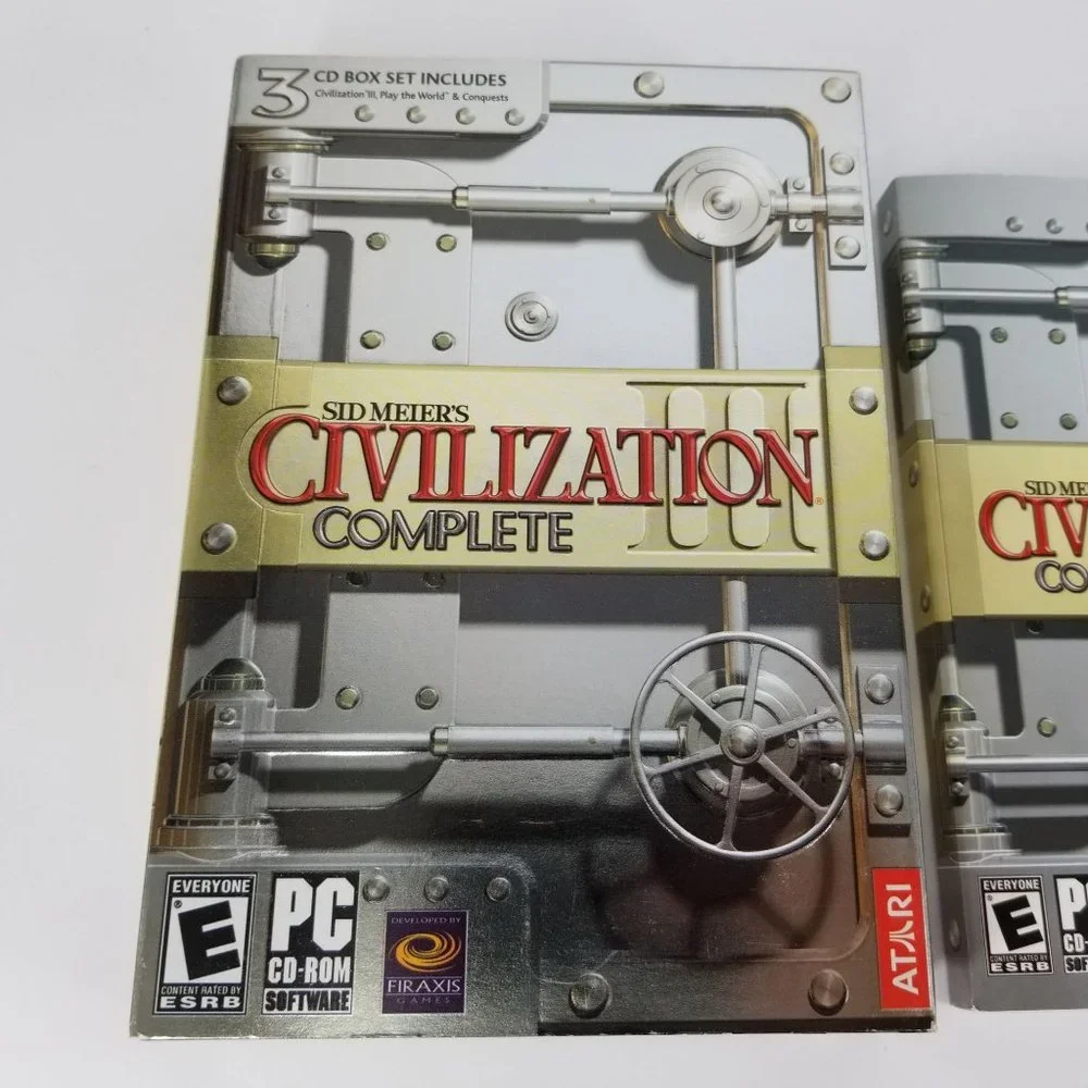 Civilization III Complete Windows PC CD Rom Game Build Explore Conquer Lead